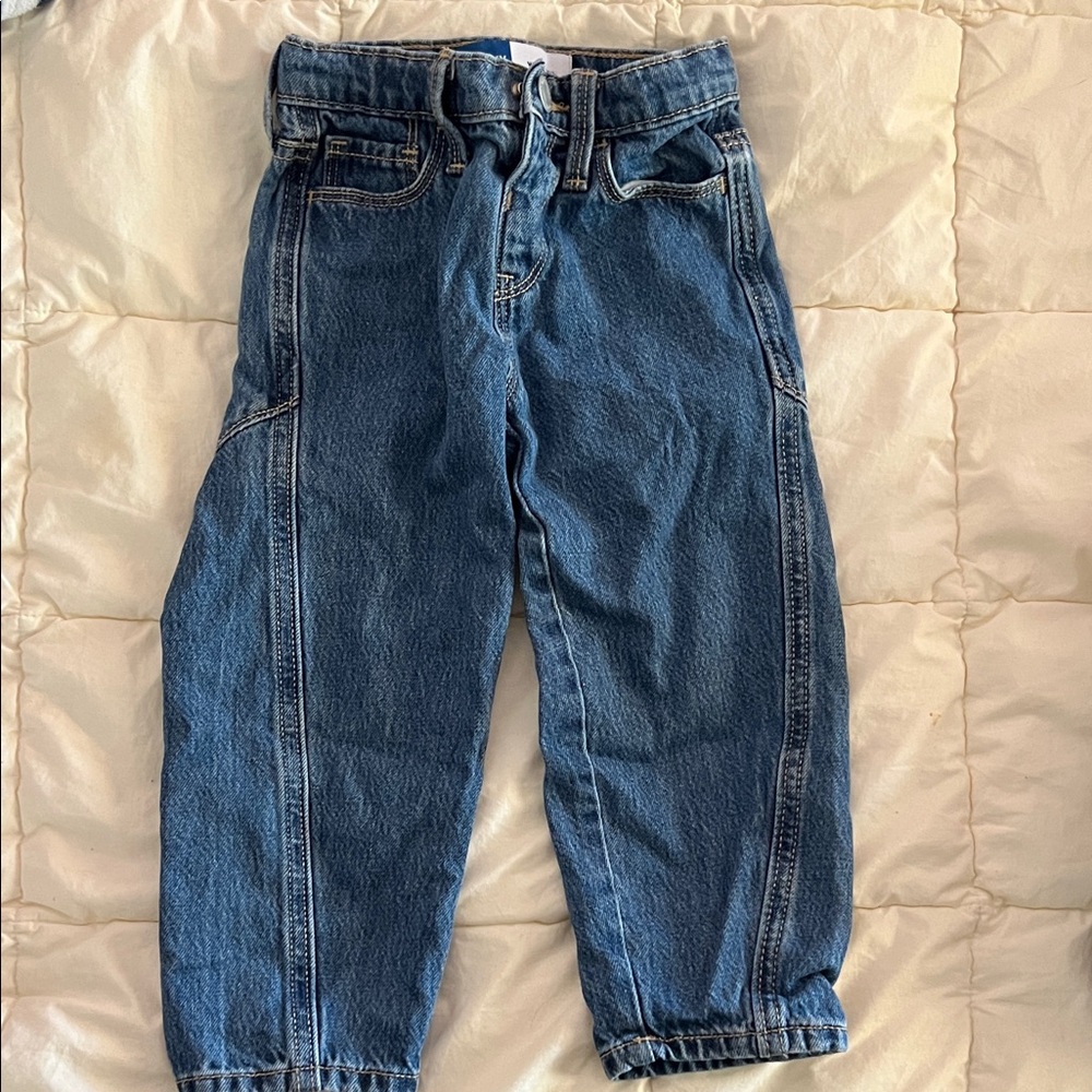 Toddler Barrel Leg Jeans, 3T